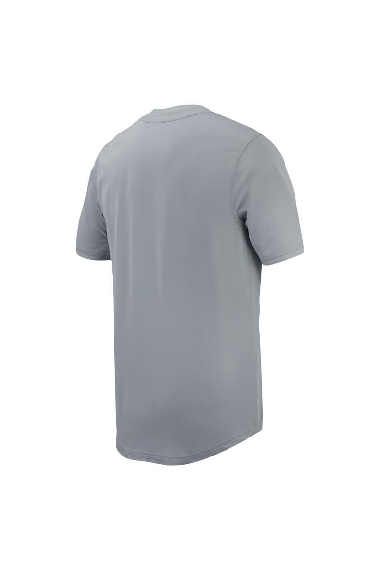 Men's Nike Gray Arkansas Razorbacks Replica Full-Button Baseball Jersey, Alternate, color, Gray