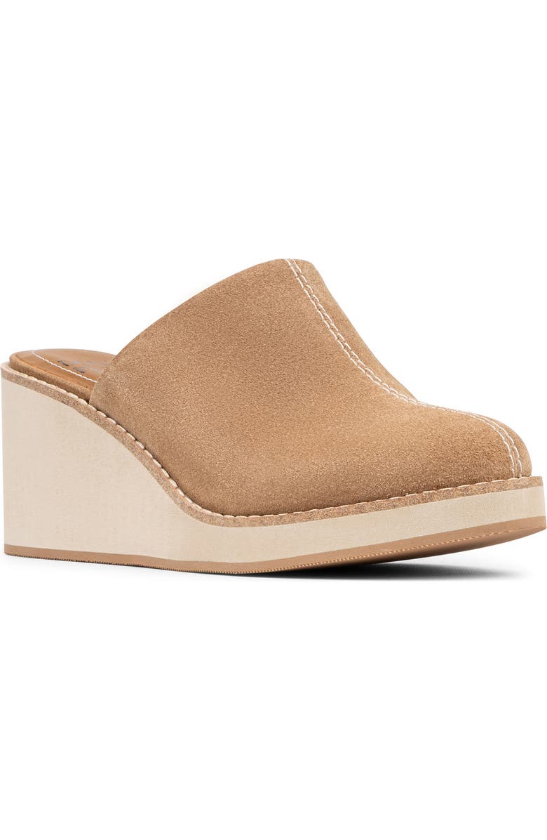 Donald Pliner Wedge Mule, Main, color, Tobacco