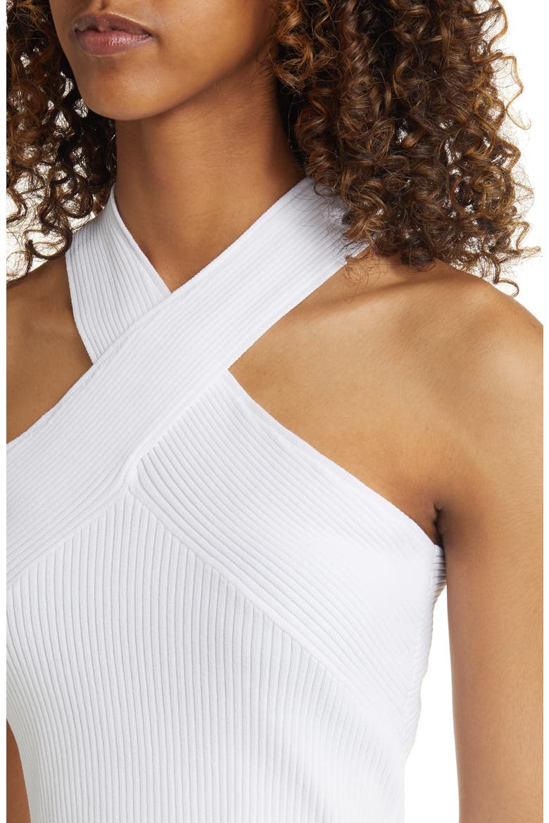 Rib Crossover Top, Alternate, color, IVORY