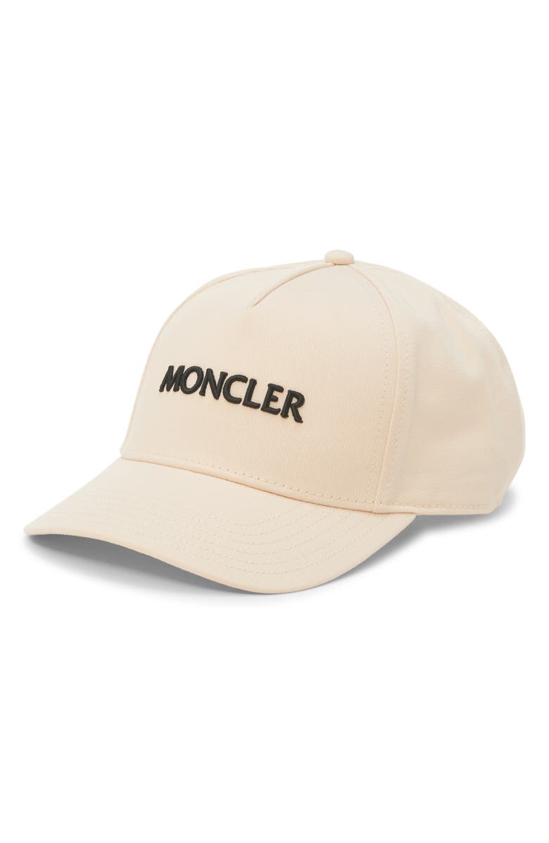 Moncler Embroidered Logo Adjustable Baseball Cap, Main, color, 