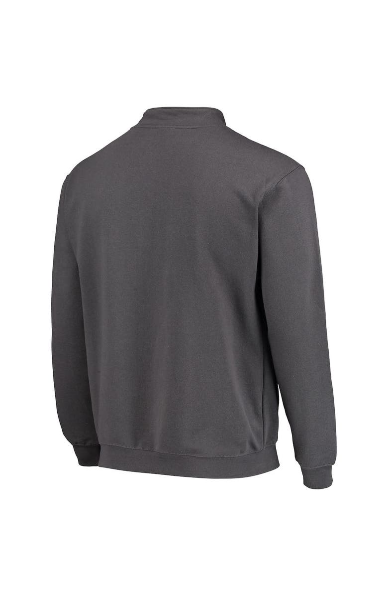 COLOSSEUM Men's Colosseum Charcoal West Virginia Mountaineers Tortugas Logo Quarter-Zip Jacket, Alternate, color, Charcoal