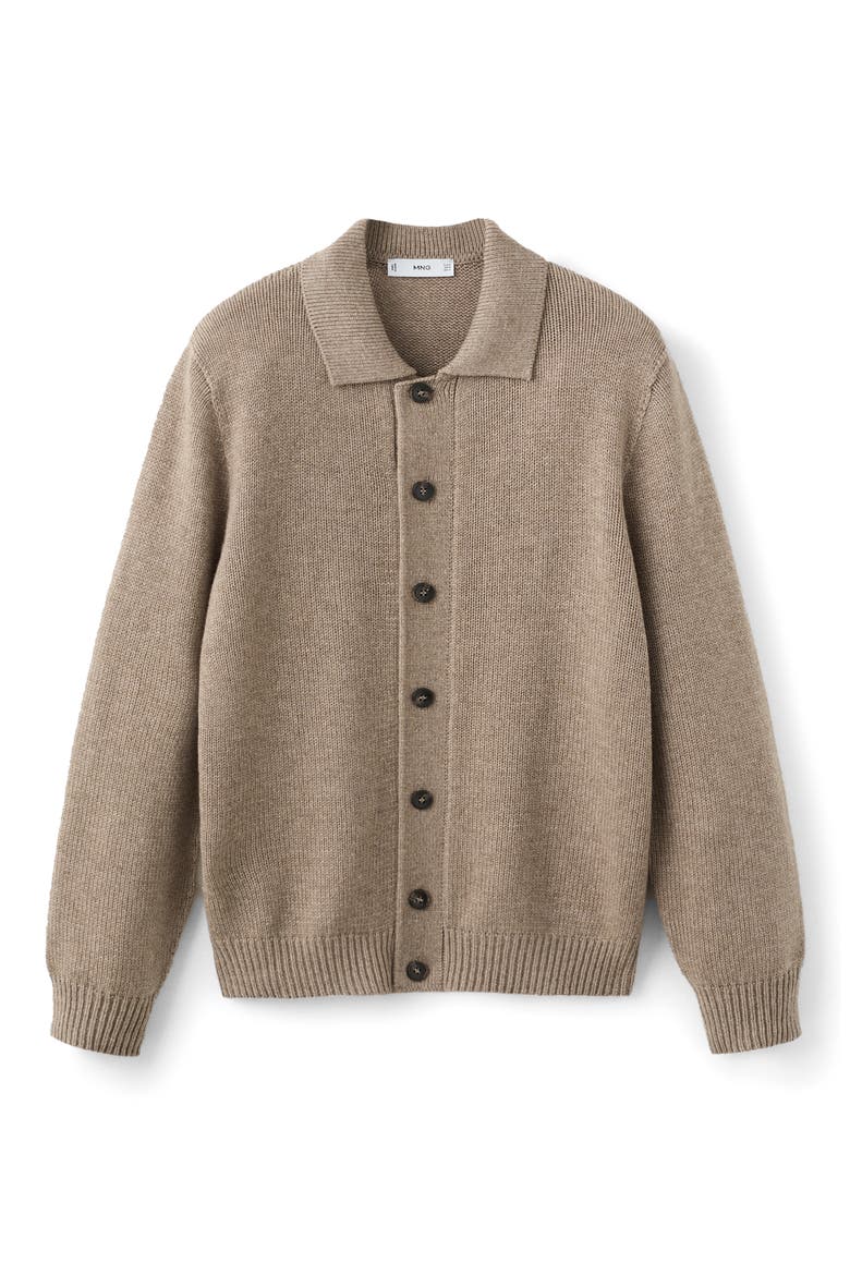 Wool Blend Cardigan, Alternate, color, BEIGE
