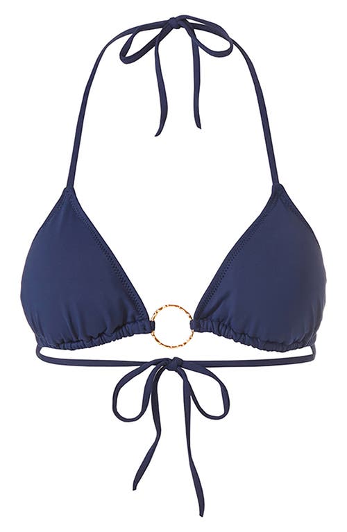 MELISSA ODABASH MELISSA ODABASH MIAMI CORE RING TRIANGLE BIKINI TOP