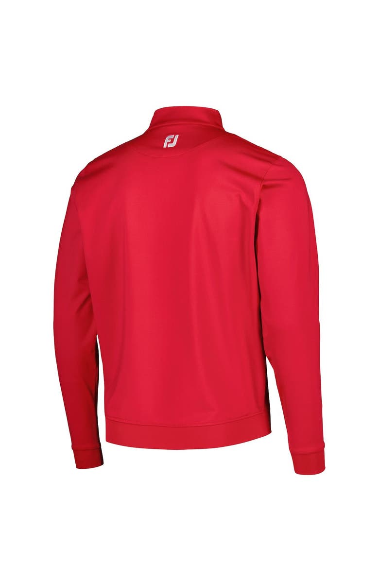FOOTJOY Men's FootJoy Red TOUR Championship Half-Zip Sweatshirt