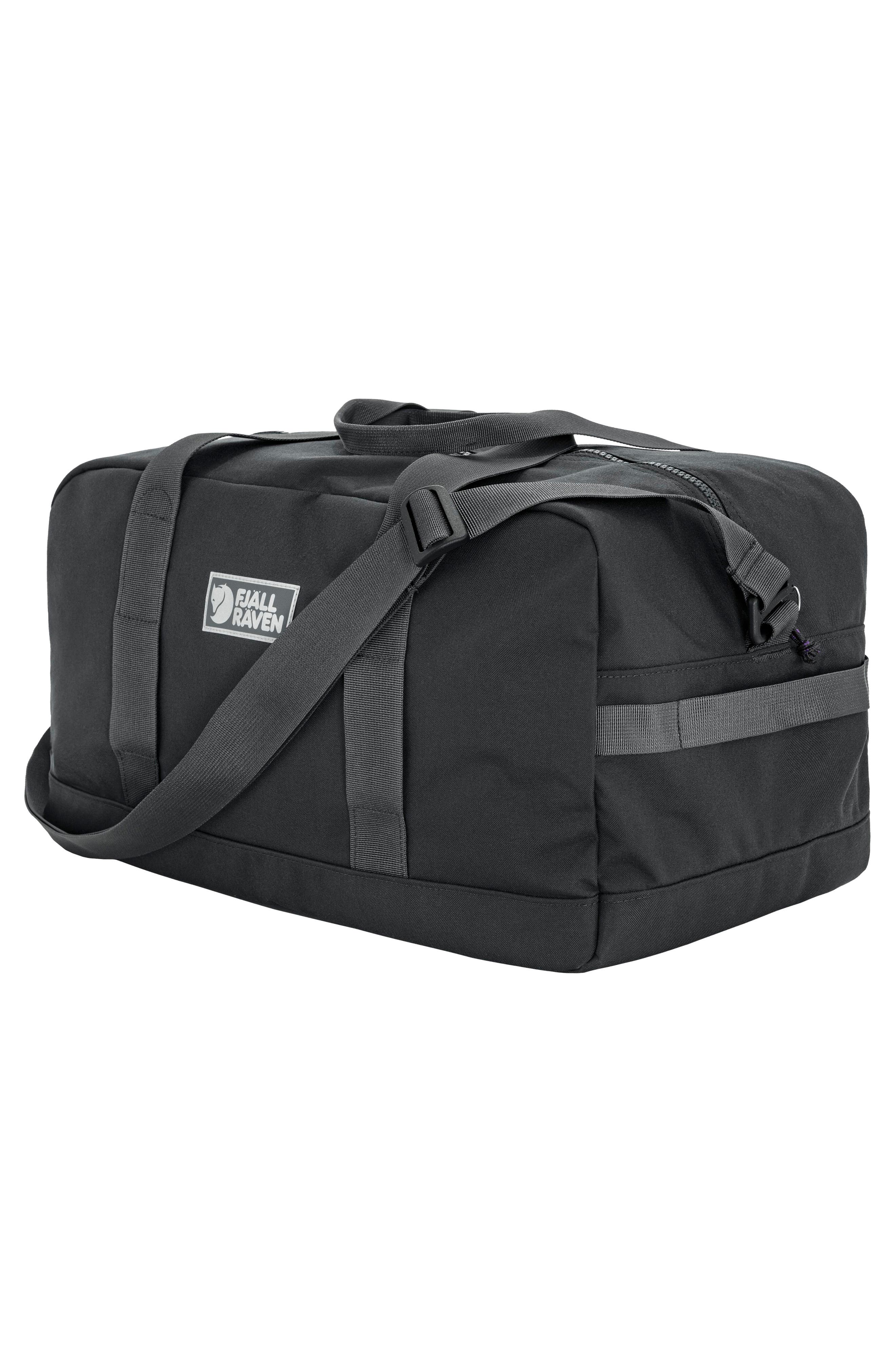 Fjällräven Vardag 33-Liter Duffel Bag, Alternate, color, Coal Black