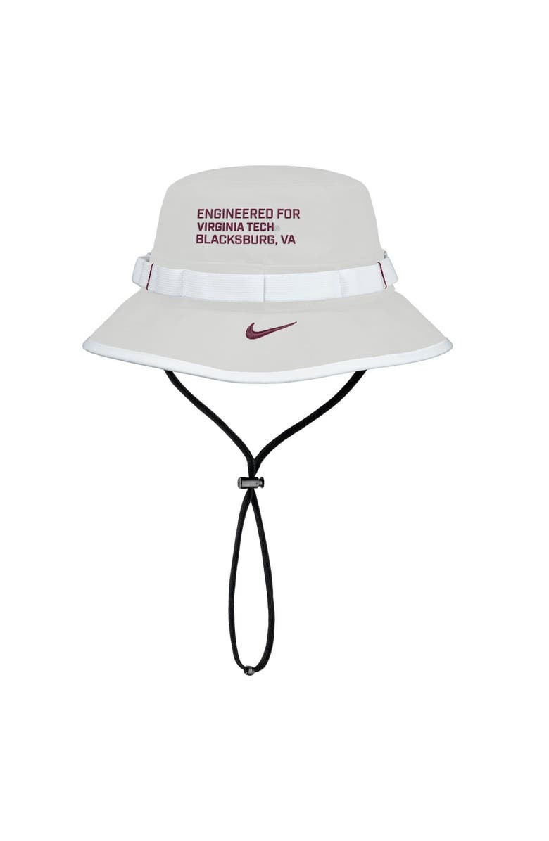 Nike Men's Nike Gray Virginia Tech Hokies 2025 On-Field Boonie Performance Bucket Hat, Alternate, color, Gray