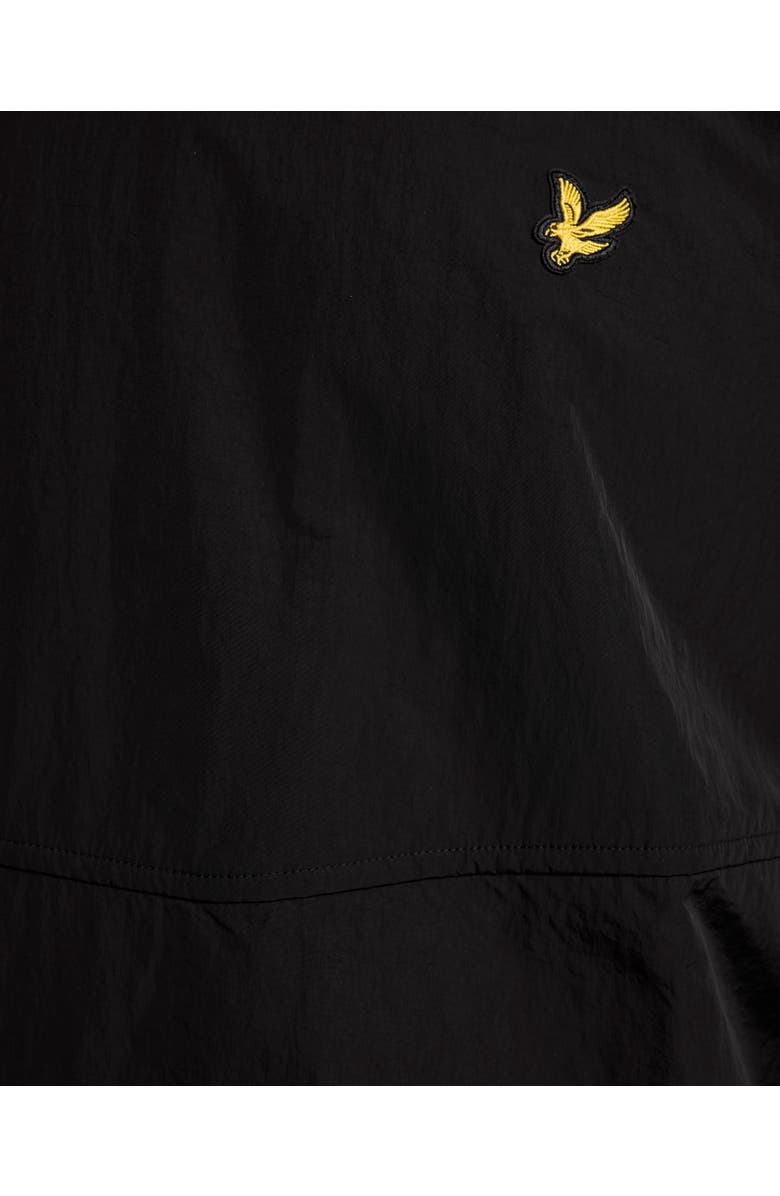 Lyle & Scott Half Raglan Hybrid Long Sweatshirt, Alternate, color, Jet Black