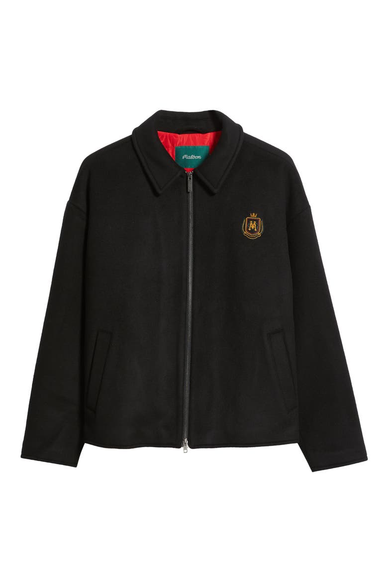Members Wool Jacket, Alternate, color, BLACK