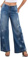 HINT OF BLU Superstar Wide Barrel Jeans