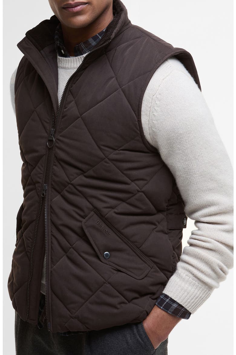 City Chelsea Quilted Vest, Alternate, color, BLACK OAK/ MIDNIGHT OAK