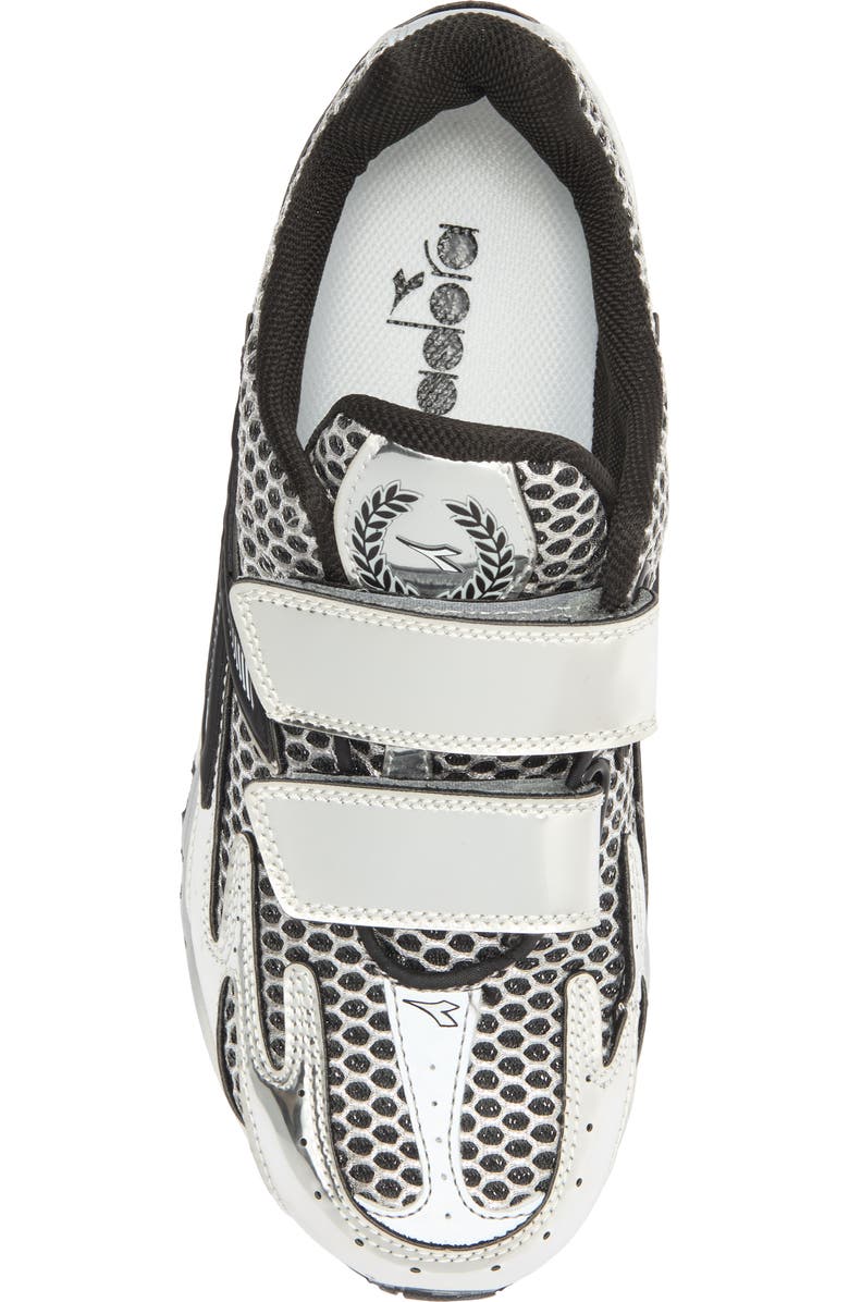 Diadora Gender Inclusive Mythos Propulsion 280 Strap Sneaker, Alternate, color, Silver Dd/ Black