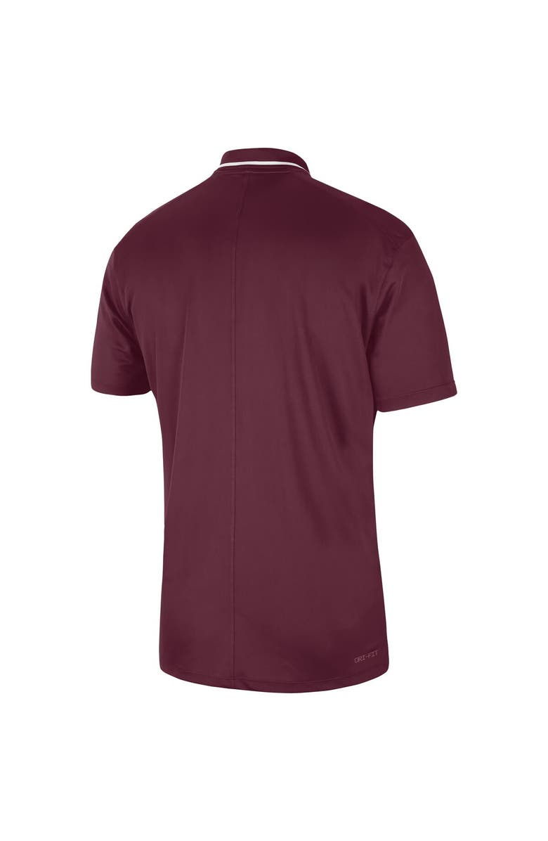 Nike Men's Nike Maroon Montana Grizzlies 2023 Sideline Coaches Performance Polo, Alternate, color, Maroon