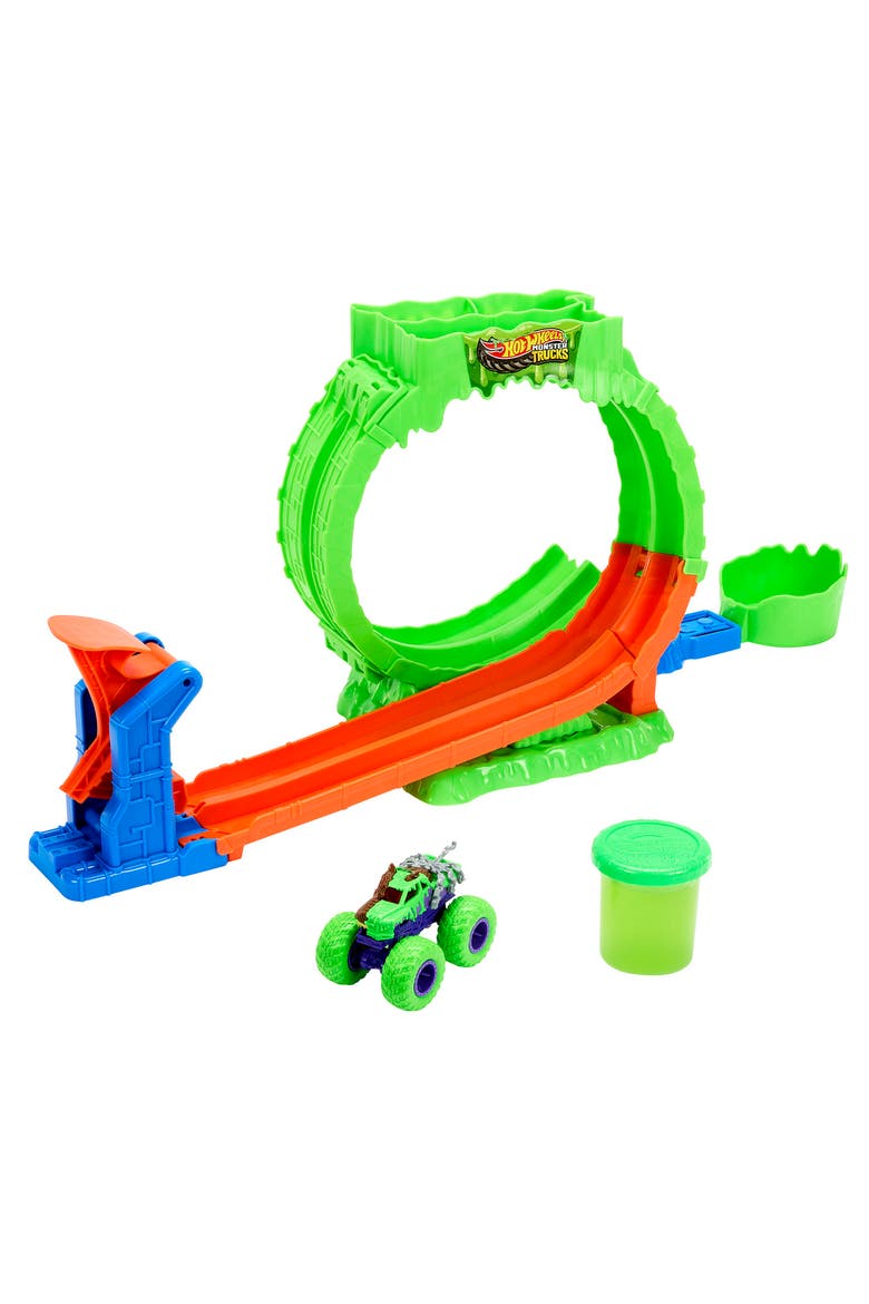 Kids' Monster Trucks Mutant Chaos Loop Challenge Playset, Alternate, color, MUTANT CHAOS