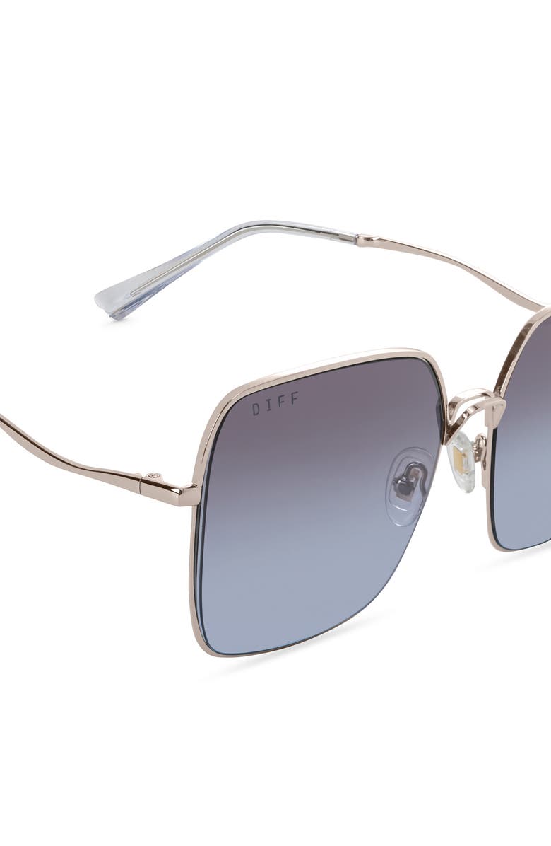 DIFF Clara 59mm Gradient Square Sunglasses, Alternate, color, 