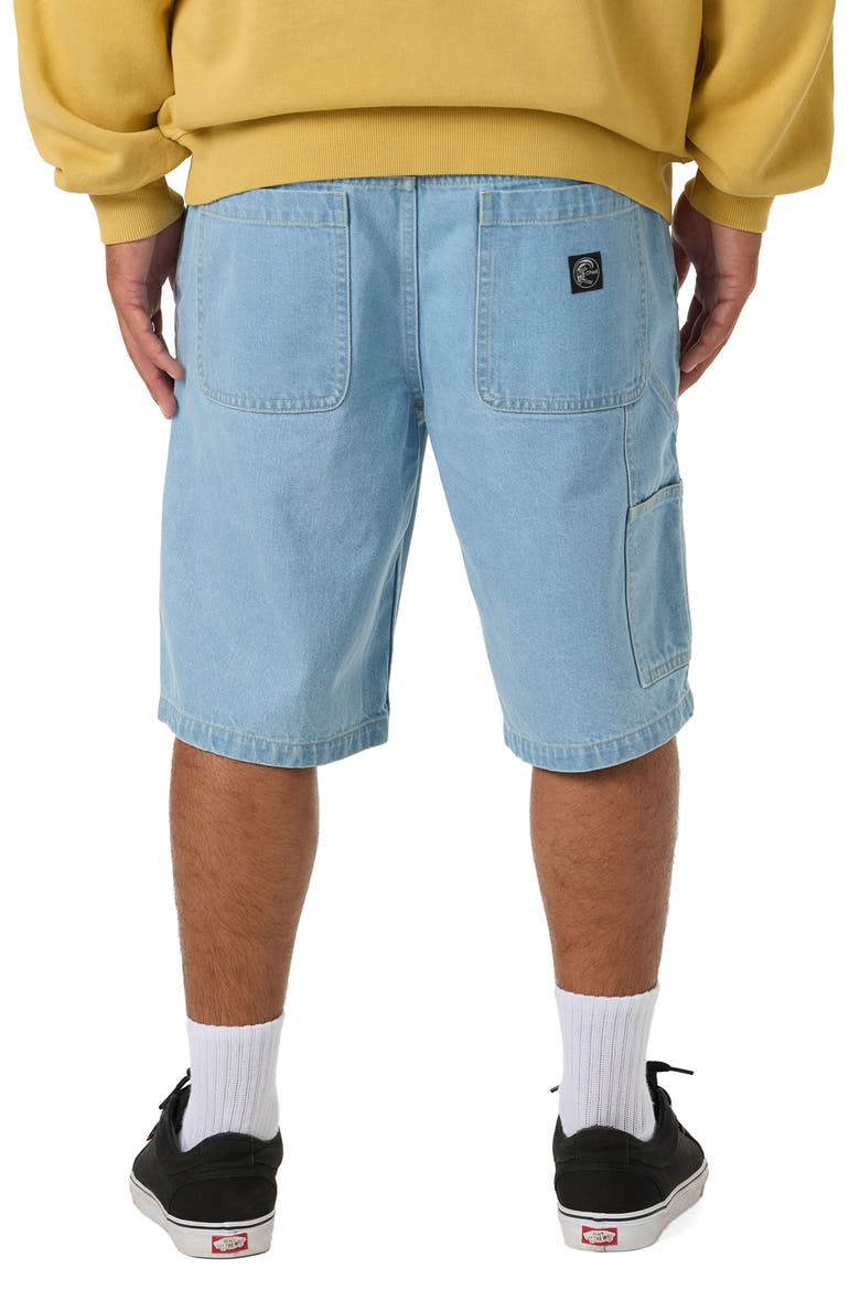 OG Dockside Utility Denim Shorts, Alternate, color, WASHED INDIGO