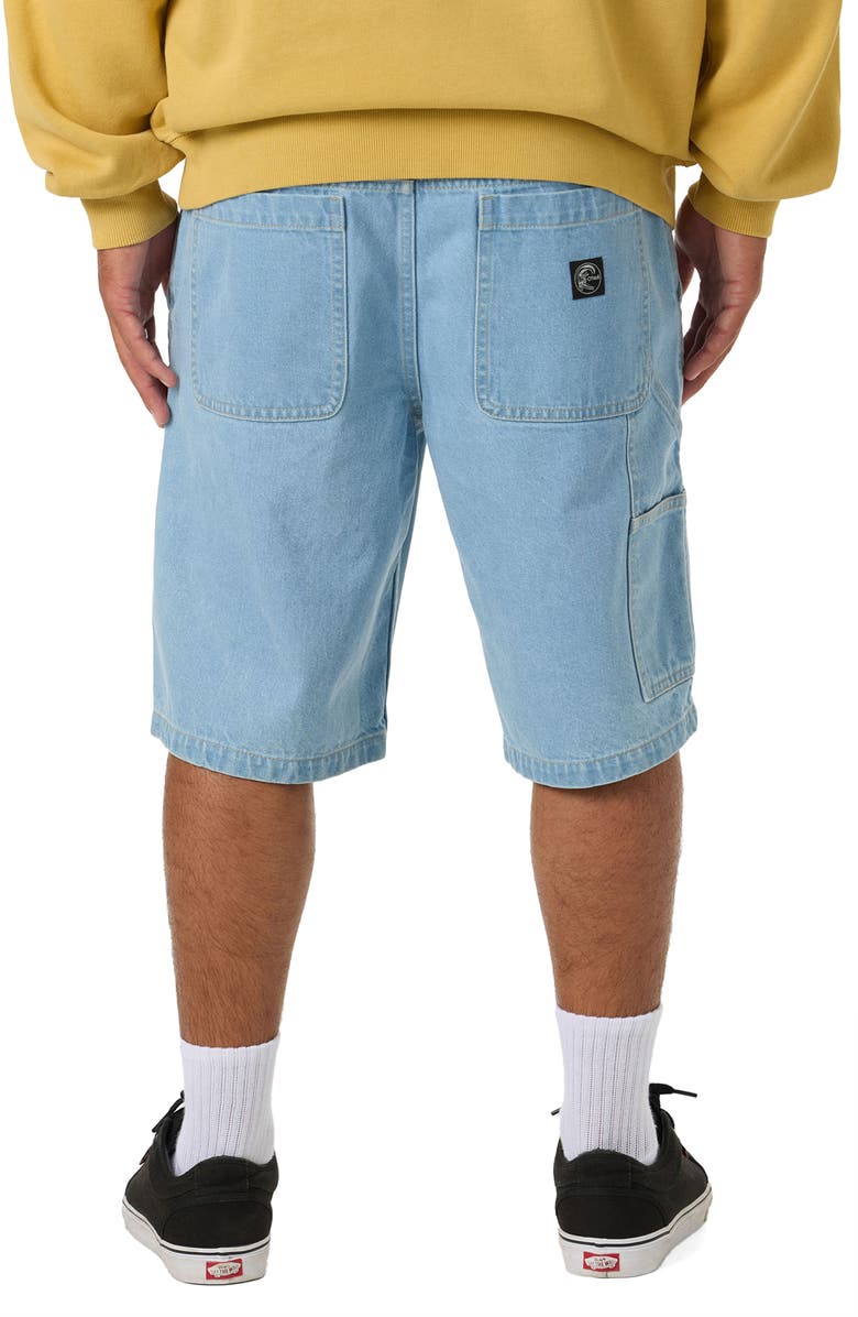 O'Neill OG Dockside Utility Denim Shorts, Alternate, color, Washed Indigo
