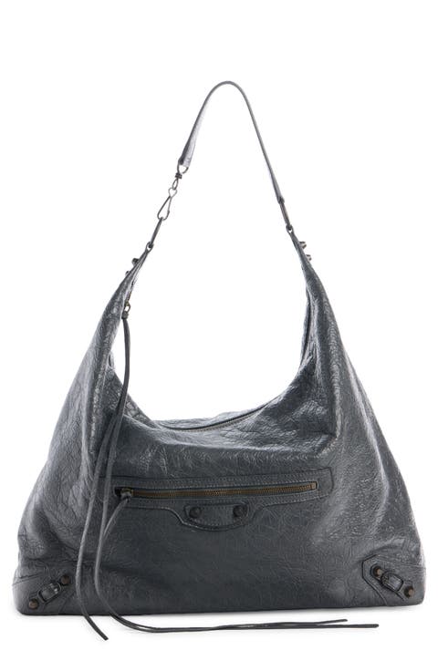 Le City Large Leather Hobo