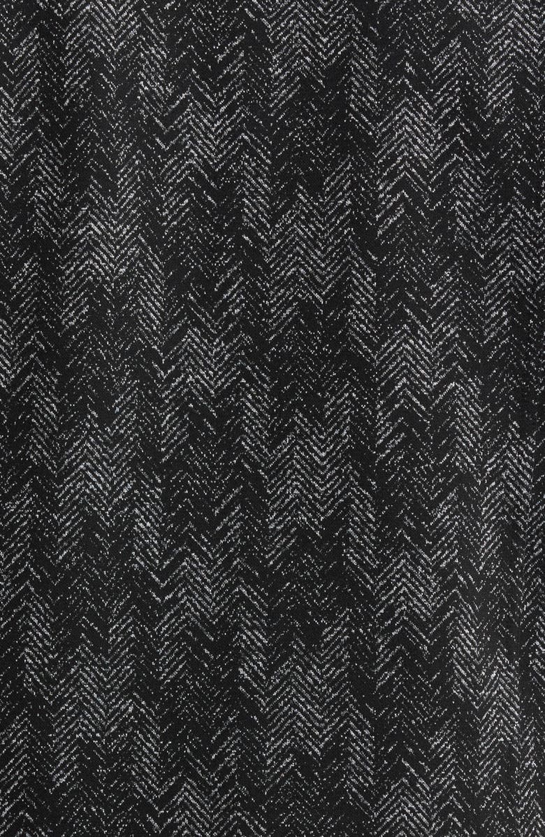 John Varvatos Hallet Jacquard Trucker Jacket, Alternate, color, Black