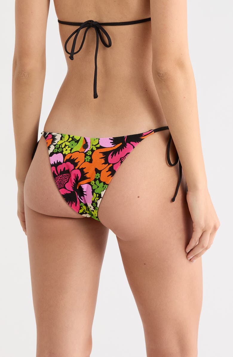 Rip Curl Blooming Side Tie Reversible Bikini Bottoms, Alternate, color, Bloom