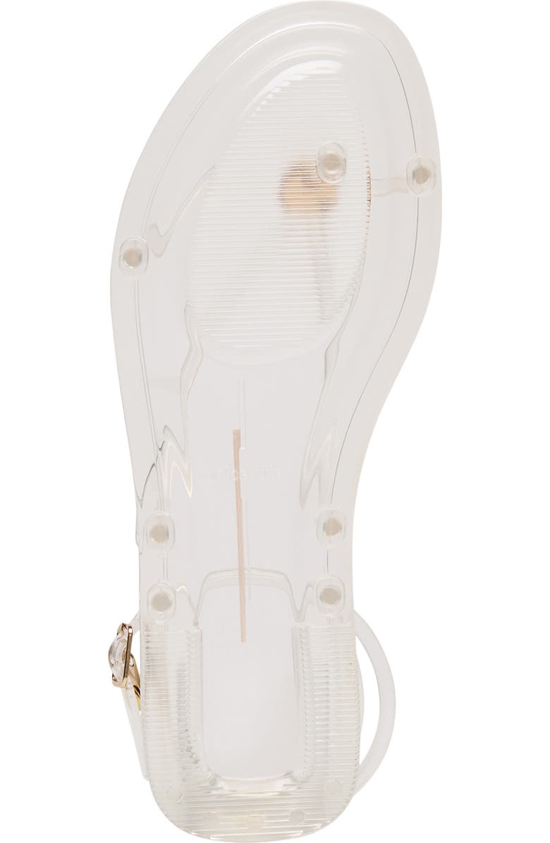 Dolce Vita Kenley Ankle Strap Jelly Sandal, Alternate, color, Crystal