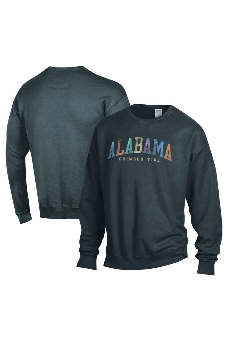 Unisex ComfortWash Gray Alabama Crimson Tide Oversized Pullover Sweatshirt, Main, color, Gray