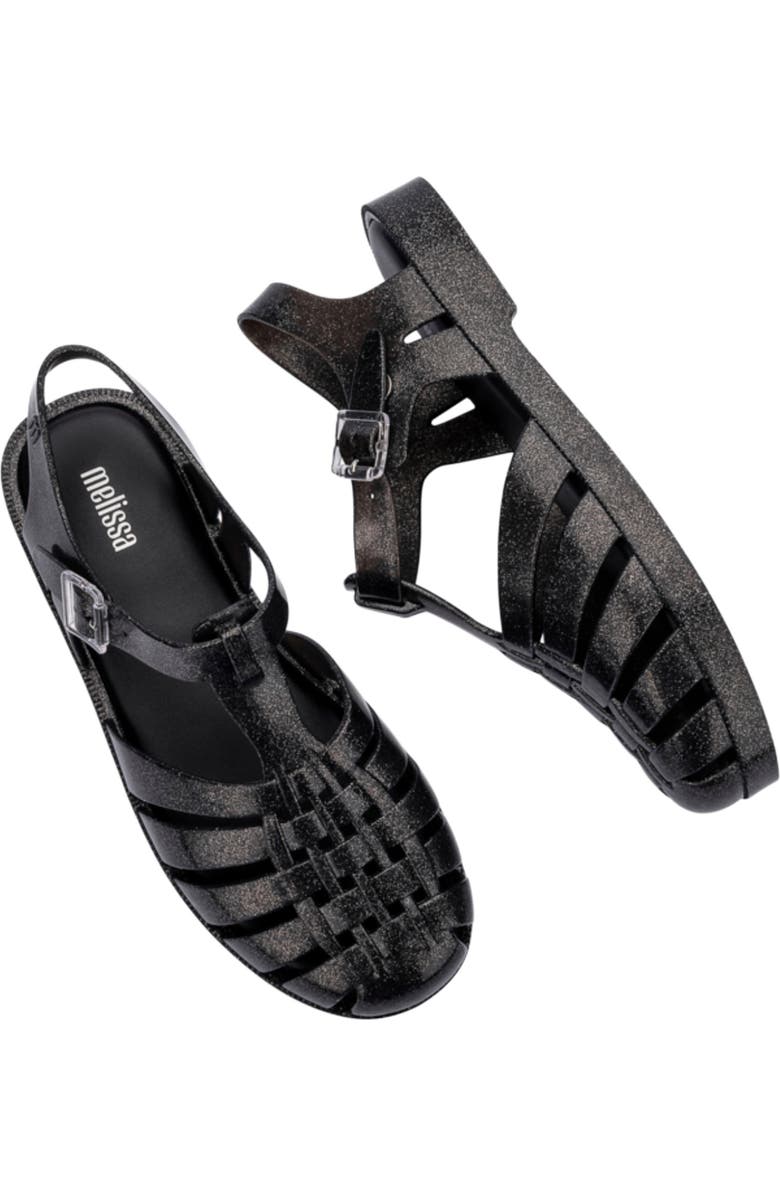 Melissa Possession Glitter Jelly Fisherman Sandal, Alternate, color,