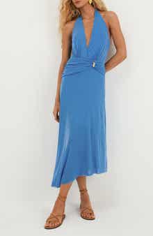 Solid Zita Cover-Up Maxi Dress