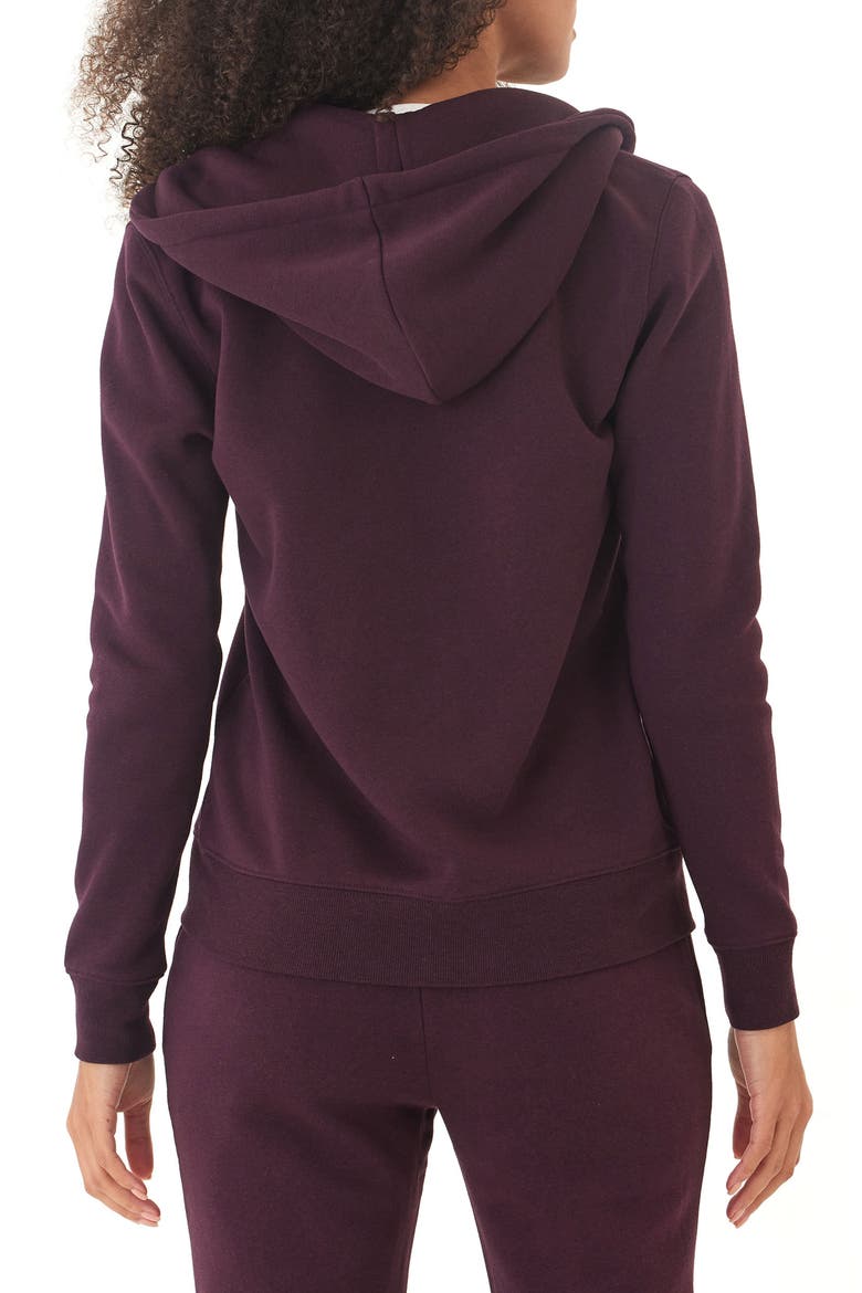 Full Zip Hoodie, Alternate, color, ULTRA MAROON