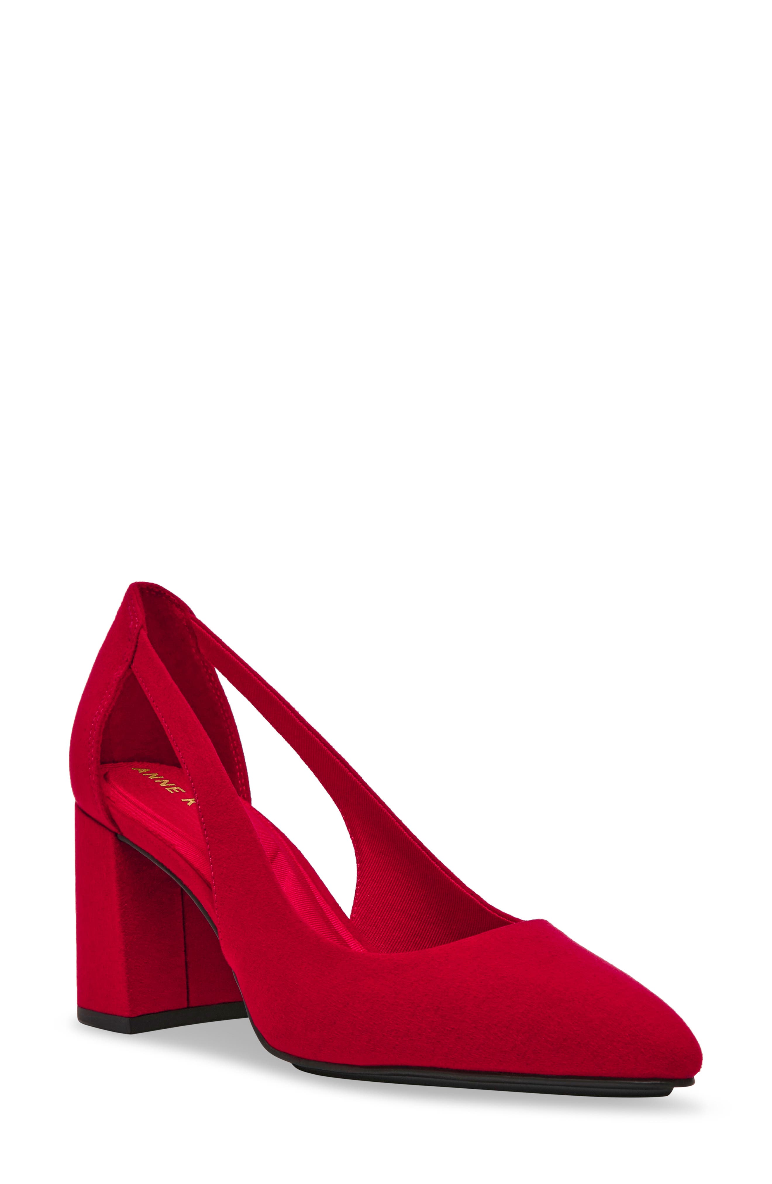 womens red dress shoes