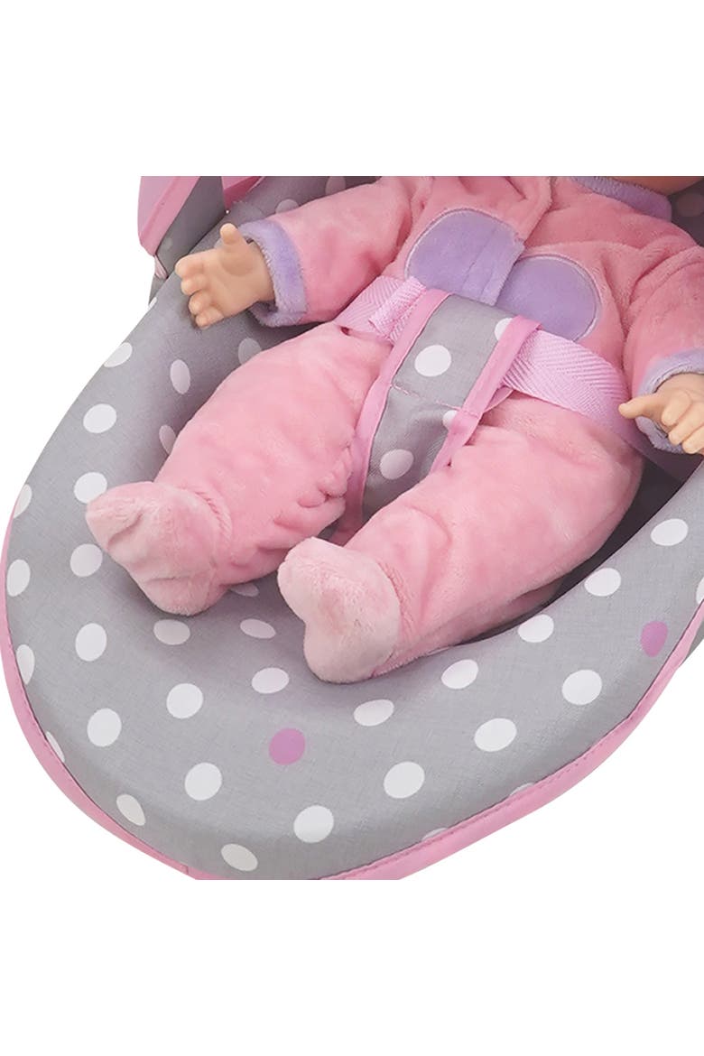 Cotton Candy Pink 3In1 Doll Car Seat, Alternate, color, Pink