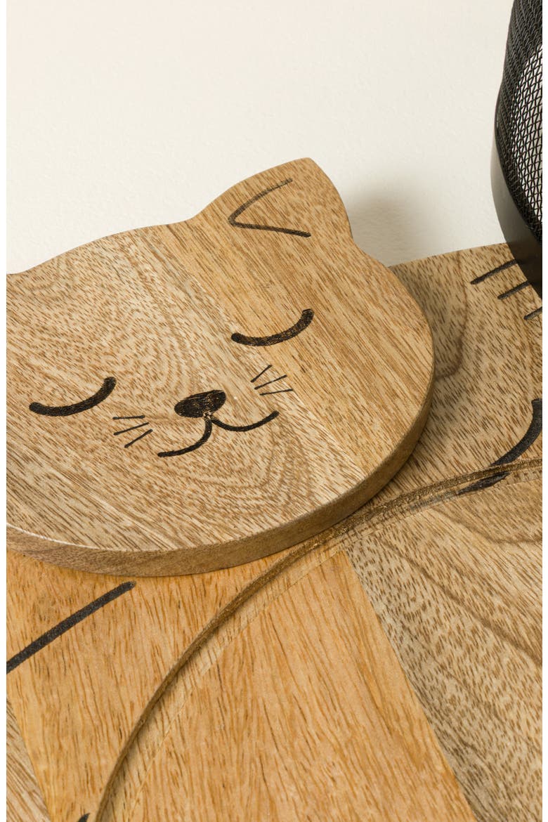 Cozy Cat Serving Board & Cloche, Alternate, color, Multi