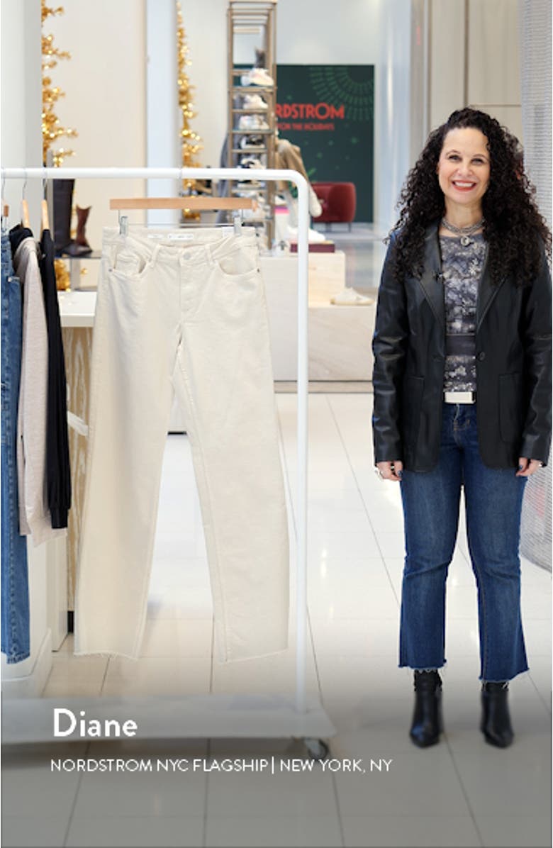 Raw Hem Mid Rise Flare Jeans, sales video thumbnail