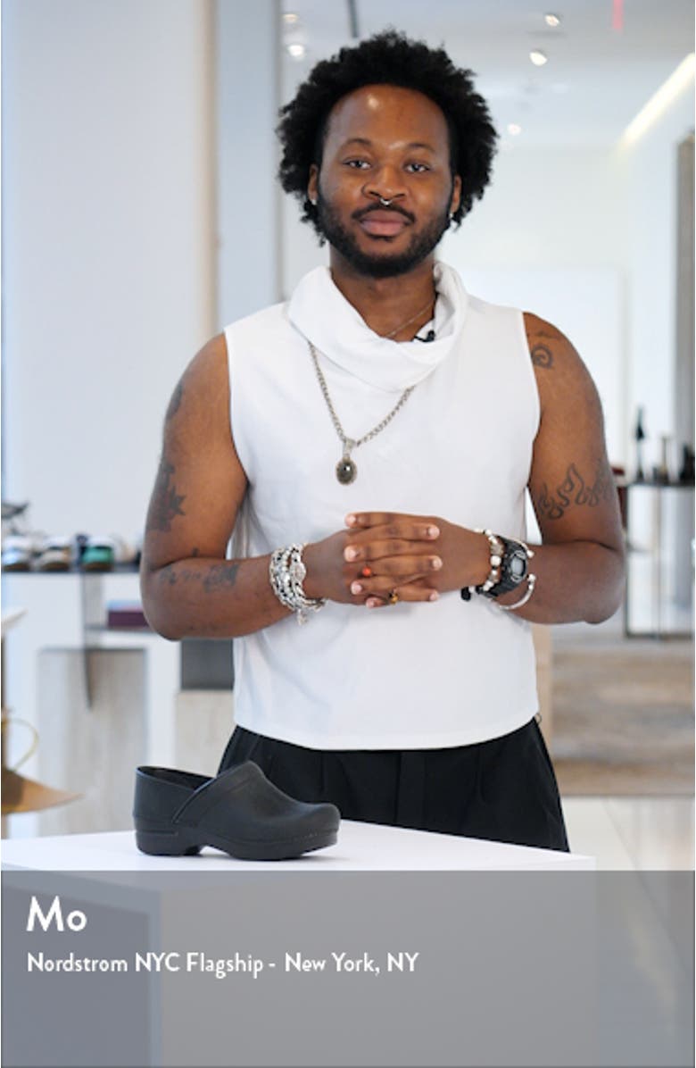 'Professional' Oiled Leather Clog, sales video thumbnail