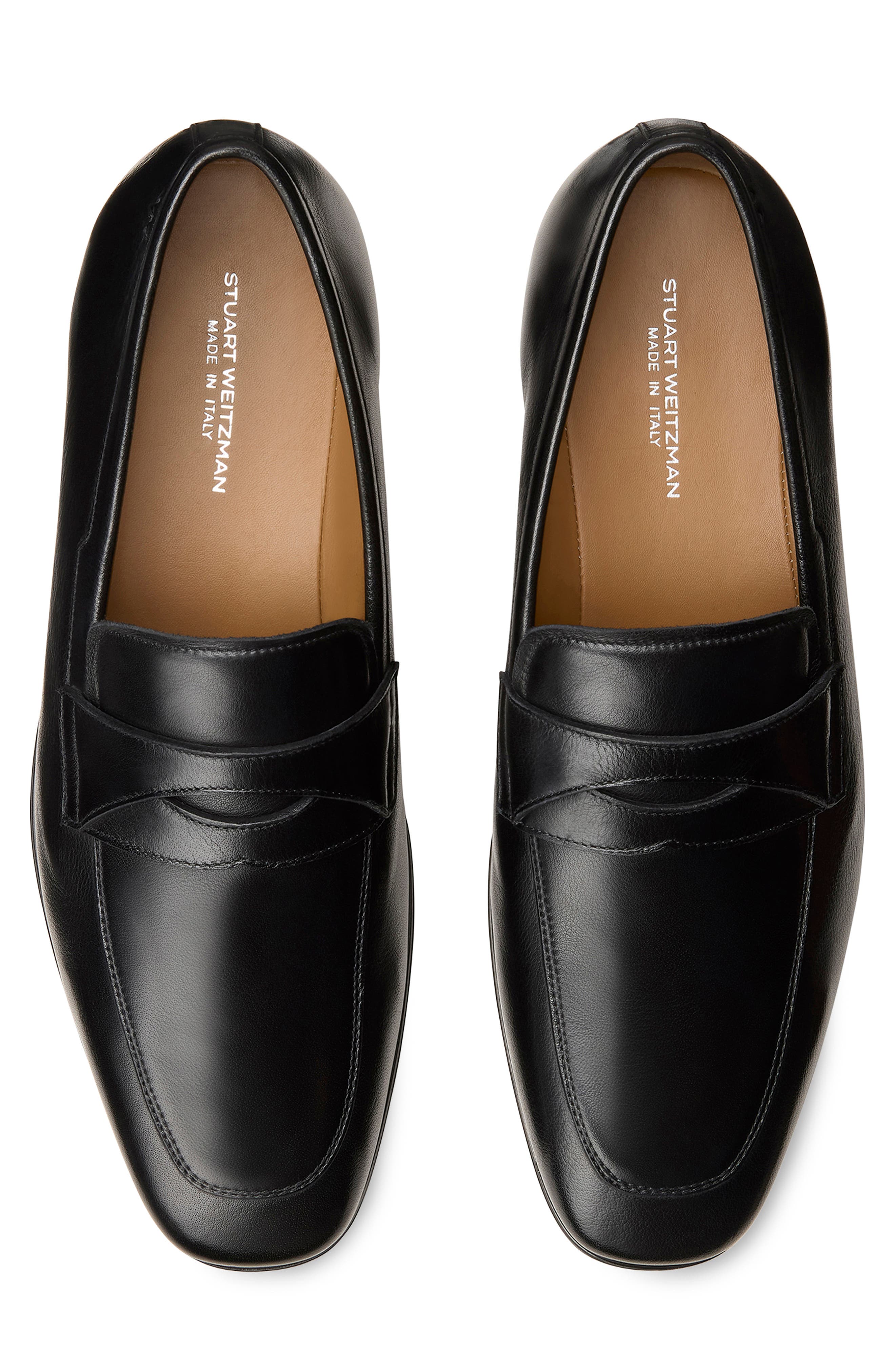 Stuart Weitzman Dustin Loafer, Alternate, color, Black