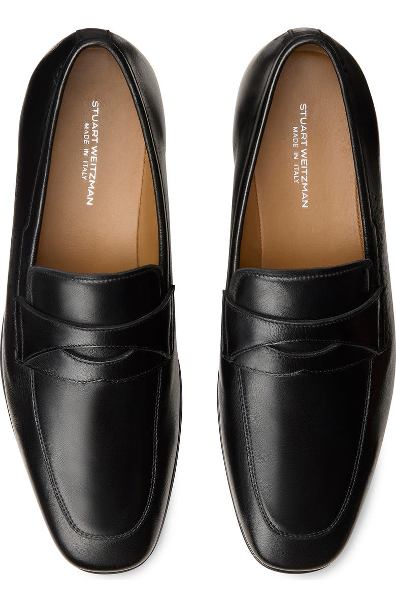 Stuart Weitzman Dustin Loafer, Alternate, color, Black