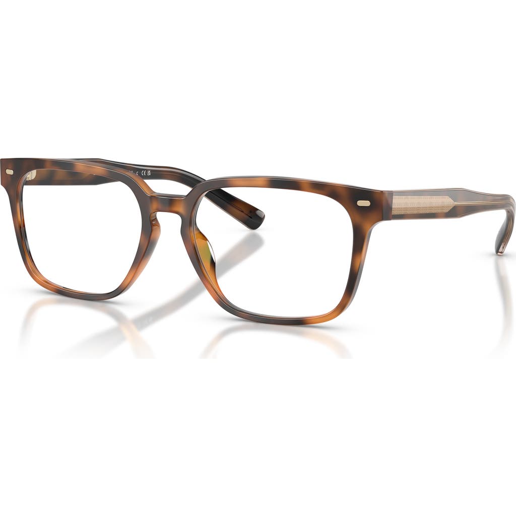 Brooks Brothers 56mm Rectangle Optical Glasses In Multi