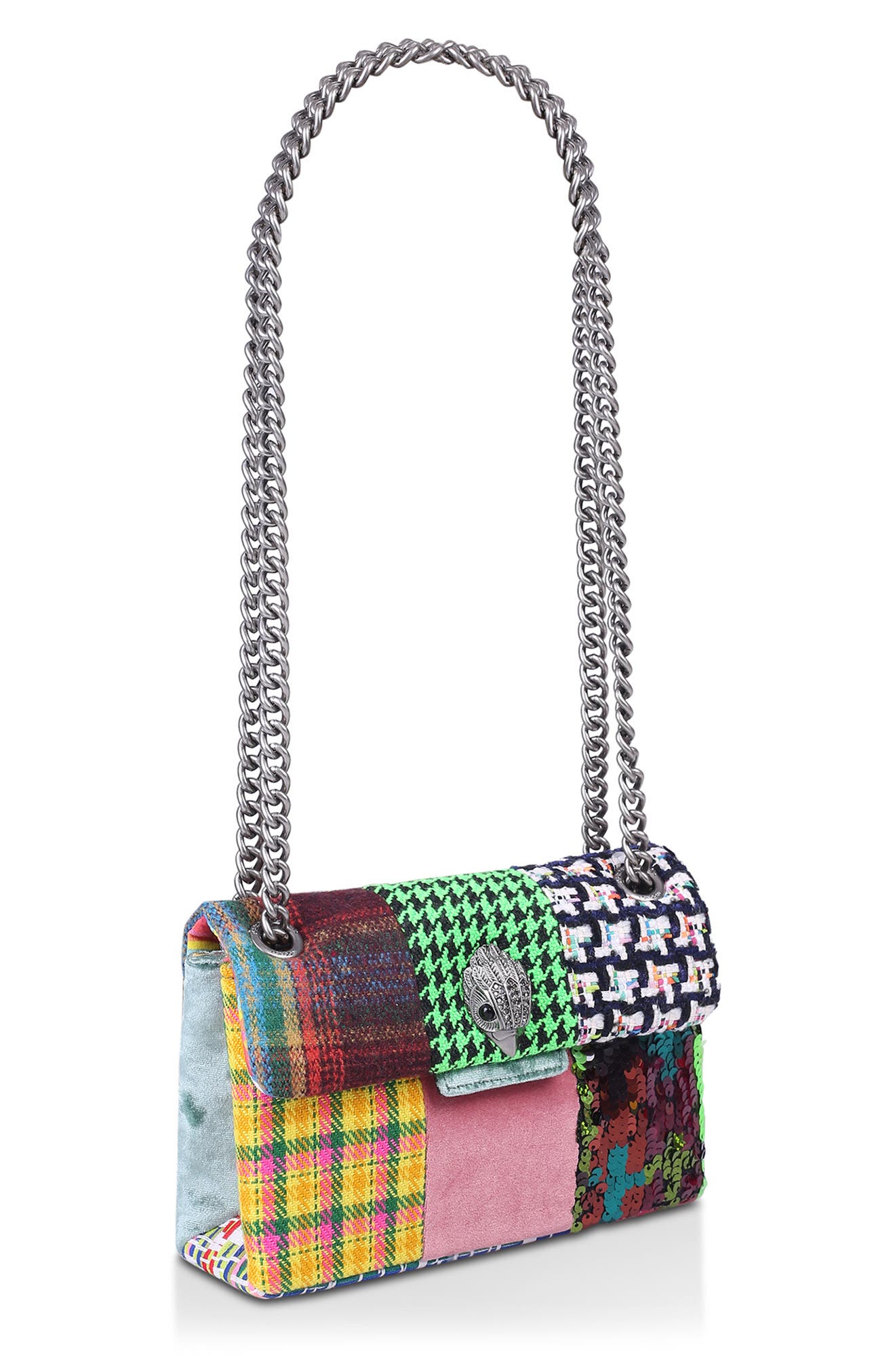 Kurt Geiger London Mini Kensington Upcycled Crossbody Bag, Alternate, color, 