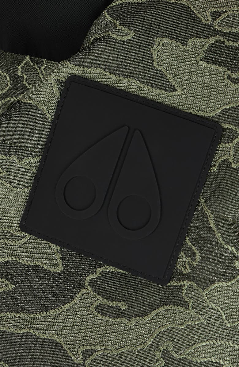 Moose Knuckles Kings Camo Jacquard Down Puffer Jacket, Alternate, color, Moss Camo