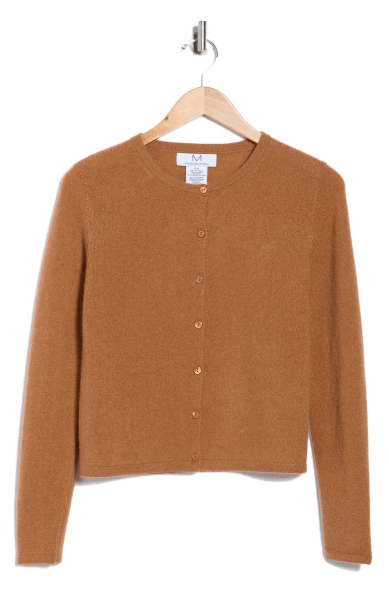 Magaschoni Cashmere Cardigan, Alternate, color, 