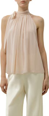 Lilysilk LILYSILK Women's Silk Georgette Tie-Neck Blouse
