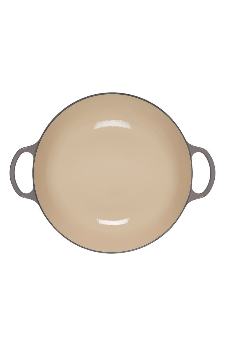 Le Creuset Signature 7.5-Quart Enameled Cast Iron Brazier, Alternate, color, Oyster