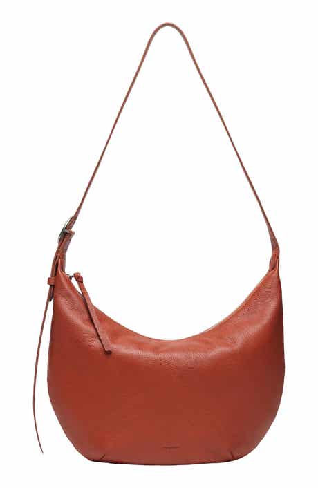 Crescent Leather Shoulder Bag