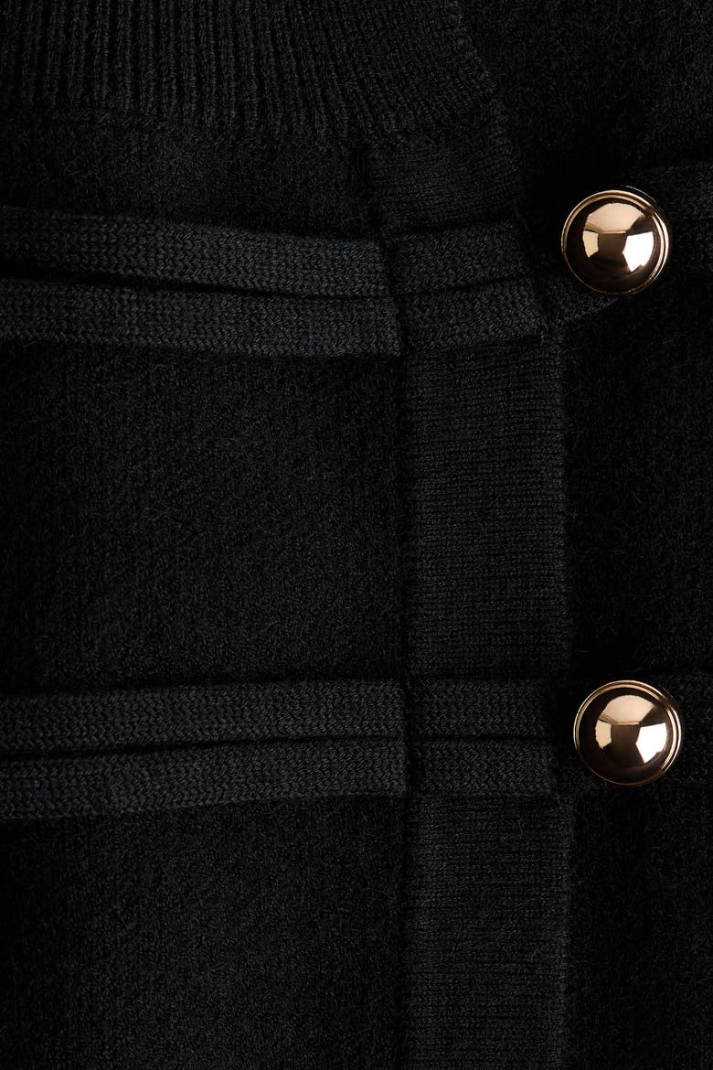 Short Cardigan, Alternate, color, Black