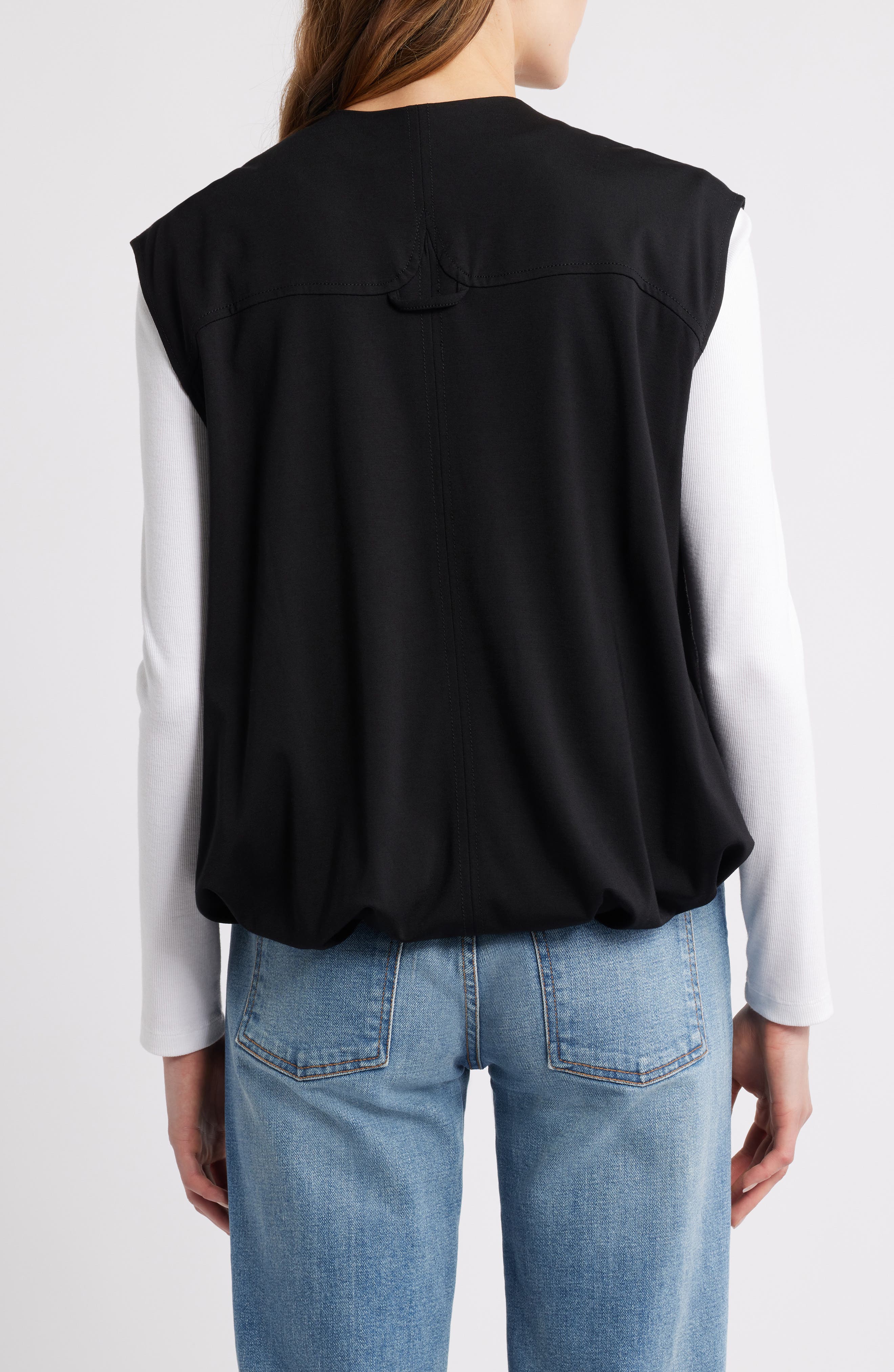 Knit Zip-Up Vest - image 2
