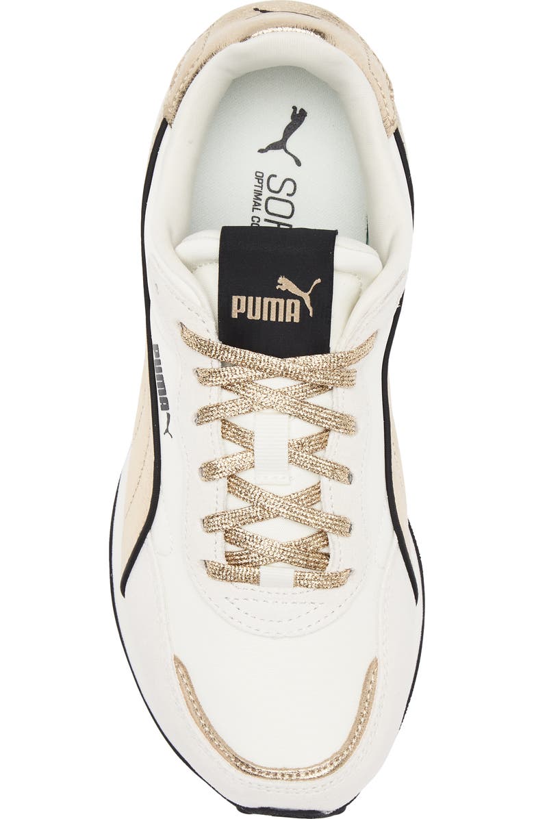PUMA St. Miller Rose Sneaker, Alternate, color, Warm White/ Puma Gold/ Black