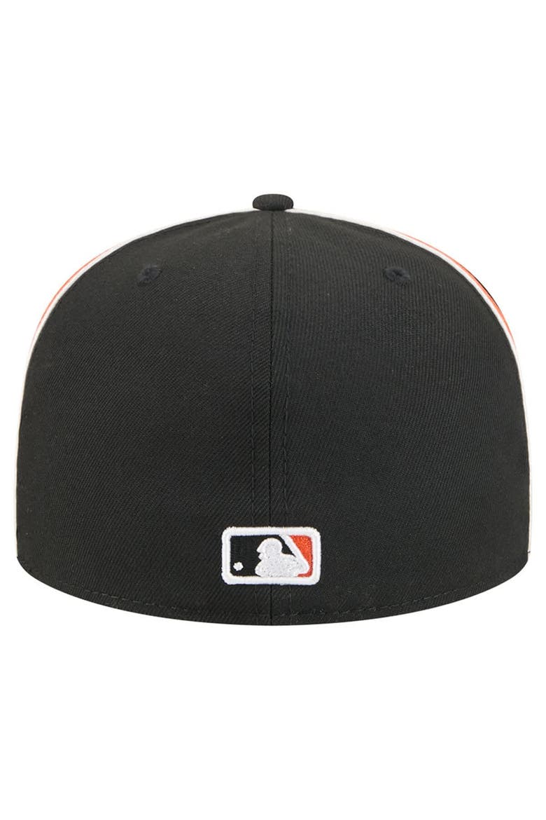 Men's New Era Black Baltimore Orioles Soutache 59FIFTY Fitted Hat, Alternate, color, Black