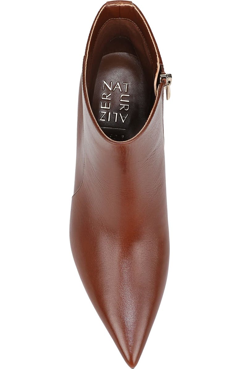 27 EDIT Naturalizer Patrese Pointed Toe Kitten Heel Bootie, Alternate, color, Caramel Brown