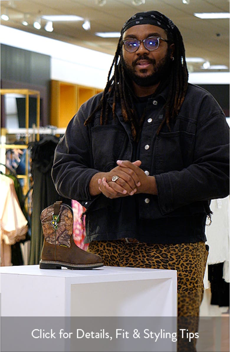 x John Deere Rowood Waterproof Western Boot, sales video thumbnail