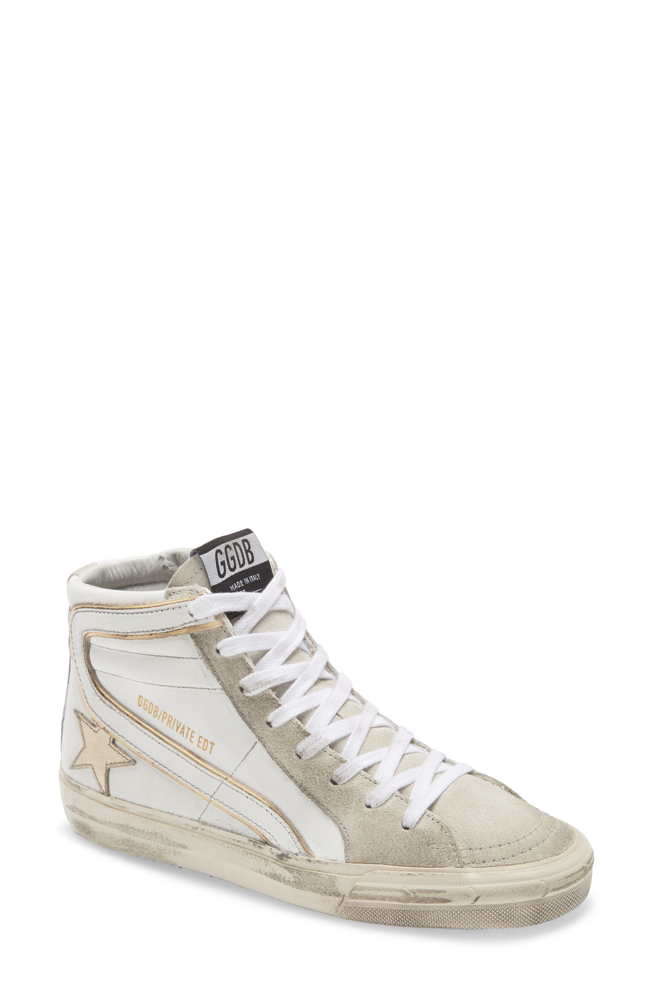 Golden Goose Slide High Top Sneaker, Main, color, 