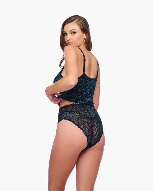 Cosabella Encantata High Leg Bikini In Black